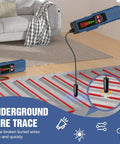 Underground Wire Locator With Earphone For Buried Cables And Breakage Detection Cable Detector On Carpeted Floor