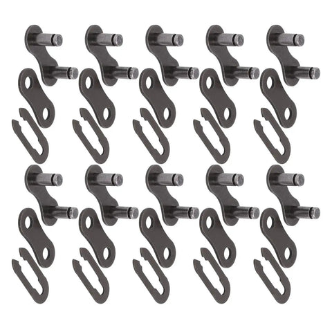 Heavy Duty 10 Pack 410 Chain Master Links For Motorcycle Atv Dirt Bike includes precision steel clips and rivets for easy swap.