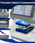 Close-up of precision optical components on 60W Pulse Laser Jewelry Spot Welder With Snazzy Touchscreen Display.