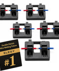 Secure Heavy Duty Spring Loaded Soldering Jig Grips Stripped Wires Snug, 5pc durable metal holders for DIY electronics repair.