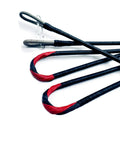 Crossbow String Set For Raptor FX Series Bow Replacement Kit Fits FX, FX 2, FX 3 And Lady Raptor Models in red and black