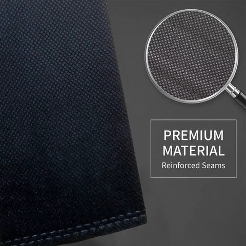 Close-up of 200 Pack Breathable Plant Grow Bags 5.5 By 6.3 Inch Biodegradable Nonwoven Seedling Pots material and seams