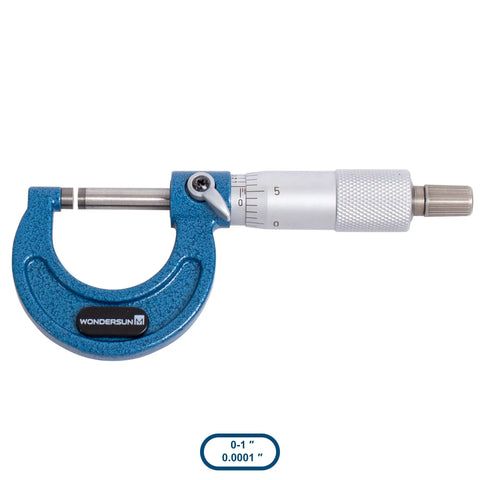 Outside Micrometer Set For Precision Machining And Metalworking, 0 To 1 Inch Range, high-quality measurement tool