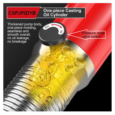 Heavy Duty Hydraulic Gear Puller Bearing Remover For Wheels Axles Parts Dead Nuts Precision Like A Tank Oil cylinder with pressure switch.