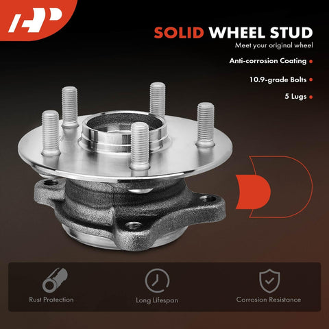 Pair Front Wheel Bearing And Hub Assembly For Toyota Camry 2018 Through 2022 2.5L Gas Except Hybrid Avalon 2021 2.5L Gas And Lexus ES250 2021 Through 2023 With 5 Lug Pattern