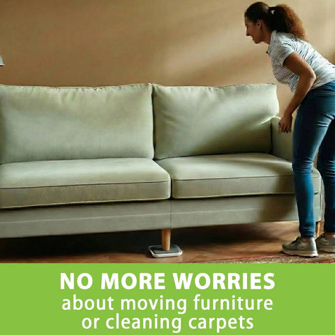 12 Pack Heavy Duty Furniture Sliders for Carpet Hardwood Tile Large 4.7 Inch Movers Pads Protectors for Sofa Couch Bed Cabinet