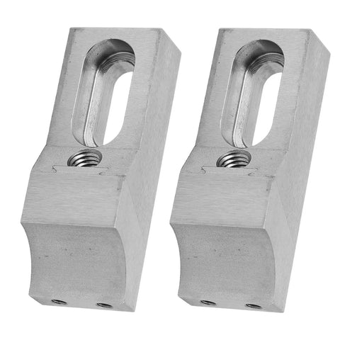 Two Piece S136H Die Steel Low Profile Side Clamp Vise Set With 20mm Height Lateral Clamping Kit for milling CNC close-up