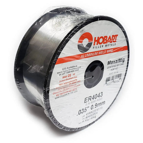 Heavy Duty Er4043 Aluminum Mig Welding Wire .035 Inch Diameter One Pound Spool for general purpose welding tasks