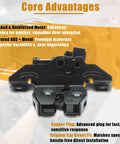 Premium Rear Liftgate Latch Actuator Motor For Chevrolet Trax Tahoe Suburban Gmc Yukon Buick Encore 2015-2019 showing integrated ABS and metal components.