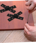 Installation of Rock Solid Heavy Duty Stainless Steel Pivot Hinges For Hidden Doors And Secret Bookcases In Black Finish