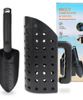 Workhorse Heavy Duty Sand Scoop for Metal Detecting with Shovel and Trowel, durable plastic with perforated design, boxed set