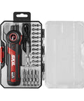 Twist 2.0 Dope Rechargeable 4V Screwdriver With Pivoting Head And Lock Three Torque Settings USB C Charging Cable 28 Piece Bit Set