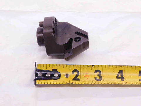 Top Shelf Indexable Boring Head For Precision Lathes Boasting Kickass Rigidity And A 1.75 Inch Body, side view with measuring tape.