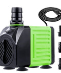 Powerhouse Submersible Fountain Pump 550GPH 30W Ultra Quiet Small Pond Pump with attachments and power cord
