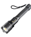 Beast Bright 8000 Lumen LED Flashlight With Zoomable Focus, Waterproof Tactical Torch, USB Rechargeable