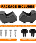 Tailgate Upper Rubber Bushing Bumper For Ford Super Duty F250 F350 F450 F550 2017 2018 2019 2020 2021 2022 package contents