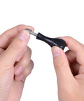 Person holding a short screw from the 3 Long Thumb Screws And 1 Short Screw Kit For GoPro Hero 13 Through 3 Plus Hero Session And Max.