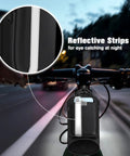 Reflective strips on Universal Bike Cup Holder With Phone Pockets for Stroller Walker Golf Cart Rollator And Scooter Adjustable