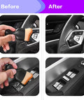 Soft Bristle Car Interior Detailing Brush For Clean Dash Seats And Vents Sturdy Handle With Comfortable Grip Ideal Auto Detailing Tool For Dusting Every Nook And Cranny cleaning car buttons before and after