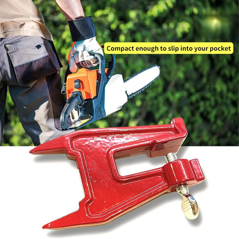 Pocket Stump Vise Chainsaw Sharpening Kit Tools Replaces Oregon 26368A Saw Vise Chainsaw Filing Vise Adjustable for all chain sizes
