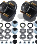 Tough As Nails Trailer Wheel Hub Kit Engineered For 2000 Lb Straight Axles With 4 On 4 Inch Bolt Pattern and ball bearings.