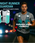 Man wearing Lightweight Unisex Running Vest With Phone Pocket And Hydration Pack Adjustable Breathable Trail Gear at night