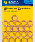 20 Piece Oil Drain Plug Crush Washer Kit 11026 JA00A For Nissan Infiniti Copper C2680H Washers With 17.6mm Outer Diameter 11.1mm Inner Diameter 3.4mm Thick For Leak Free Oil Changes. Copper crush washers in retail package