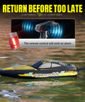 High Speed RC Boat For Pool And Lake, 2.4GHz Remote Control With Water Cooling System, Dual Rechargeable Batteries, Adrenaline Boat on Water