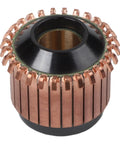 Beefy 28P Copper Hook Type Electric Commutator 37.5 X 15 X 25.5 Mm OD ID Height High DC Compatible for Power Tools