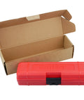 Heavy Duty Manual Impact Driver Set With Three Eighths Inch And One Half Inch Drive, Twenty Five Piece Kit in red case and box