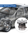 Illustration of Rear Wheel Bearing And Hub Assembly For 2016 To 2020 Subaru Crosstrek with focus on easy installation