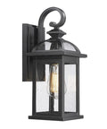 Outdoor Wall Light Sconce With Seeded Glass Weatherproof Aluminum Exterior Fixture For House Front Porch And Patio Tough Durable Waterproof No Fuss Install