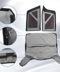 Soft Top Replacement For Wrangler JK 2 Door 2010 To 2017 With Dope Tinted Rear And Side Windows Marine Grade Vinyl Fabric