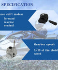 Beefed Up Go Kart Forward Reverse Gearbox With Snappy Three Speed Shifts Featuring A Plug And Play Setup and shifting modes