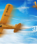 A160 RC Aircraft Glider With Brushless Motor, 6 Axis Gyro, performing 3D stunt maneuver in the sky