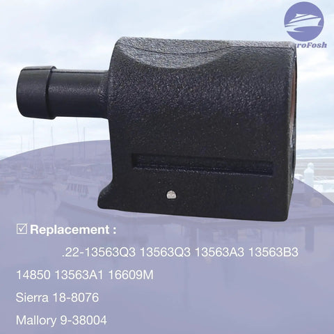Fuel Connector For Mercury Outboard Engines Clip On Disconnect At Engine End Replacement 22-13563A3 18-8076 13563Q3 13563A3 13563B3 Compatible With 2 Stroke 4 HP To 40 HP Engines Mariner Sierra Mallory