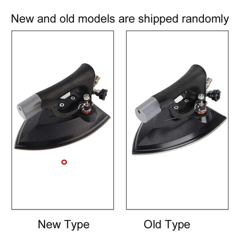 Heavy Duty Industrial Steam Iron With Automatic Full Press Boiler Rock Solid Commercial Garment Steamer, new and old model comparison.