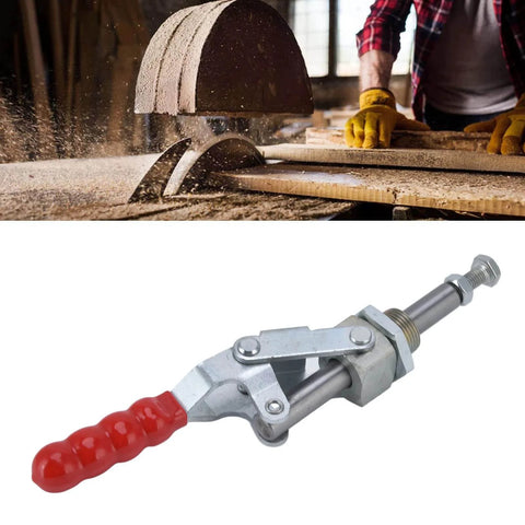 Heavy Duty Toggle Clamp With 701 Lb Holding Capacity And 180 Degree Quick Release Push Or Pull Handle For Woodworking Jigs