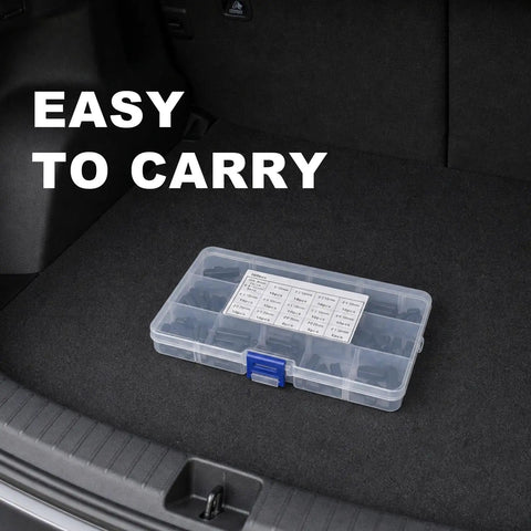 Heavy Duty 160 Piece Woodruff Assortment Set 16 Sizes 3mm 4mm 5mm 6mm Carbon Steel Round Ended Shaft Keys in storage case, easy to carry