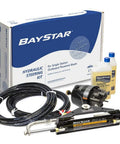 Hydraulic Steering Kit For BayStar Universal Fit With Five Wheel Turns Lock To Lock Includes HH4314-3 Helm Pump HC4645H Cylinder HA5430 Hydraulic Fluid HA5438 Filler Kit And HT4420H Tubing Kit 2 X 20 Ft.
