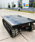 Heavy Duty Self Propelled Machinery Moving Dolly With Remote Control For Industrial Equipment Transport on concrete surface.