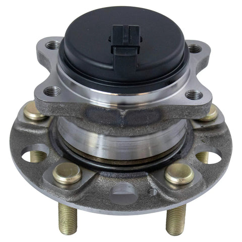 Front view of Beefed Up Rear Wheel Bearing And Hub Assembly Set, 2 Piece, Driver And Passenger Sides for Hyundai and Kia