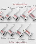 Beefy Cam Lock Kit For Cabinets And Drawers 10 16 20 25 30mm Cylinders With 2 Keys Zinc Alloy Weatherproof Padlock Set