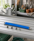 Premium Heavy Duty Offset Extension Wrench with interchangeable socket adapters on a workbench for auto repair tasks.