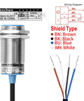 Shielded 30Mm Capacitive Proximity Sensor Switch Built To Last LJC30A3-10-ZCY With PNP No NC Output 4 Wire 10-30 VDC 200 mA