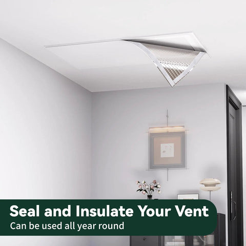 Heavy Duty Three Layer Aluminum Foam Insulation Cover For Attic Stairs And Ceiling Vents Blocks Cold Drafts Keeps Your Place Comfy Fits Up To 39 By 55 Inches in ceiling.