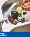 Stainless Steel Kitchen Sink Stopper For Garbage Disposal Fits Standard Three And A Half Inch Drain No Tools Needed