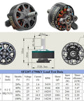 Image of Beefy Torque 2207 1750KV Brushless FPV Drone Motors Set For 5 Inch Quadcopters, 2To6S Lipo Compatible, 12N14P Design