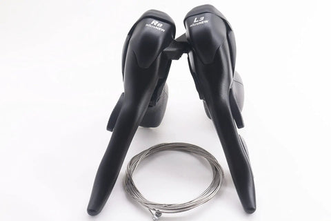 Dual Control Shifter Levers SB-R483 3x8 Speed Road Bike Shifters Trip Shifters Derailleur Compatible For Shimano STI Lever Set
