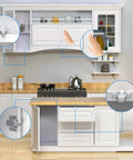 Eight Pack Heavy Duty Metal Push Latches For Cabinets And Drawers Push To Open Door Latch with hands demonstrating use in kitchen